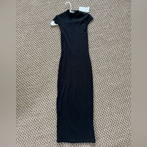 Zara black maxi dress size S